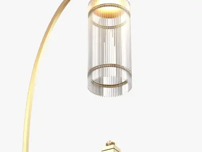 wall and floor eliptical lights 3D model