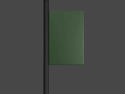 Street Trash Bin 3D model