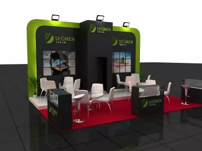 Segmen Exhibition Stand 3D model