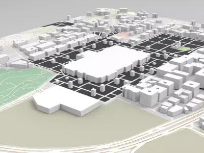 Cityscape Medina Saudi Arabia 3D model