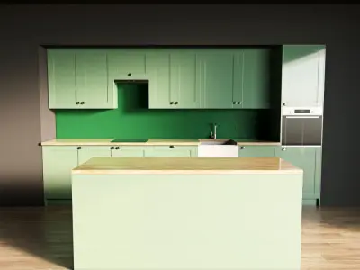 94-Kitchen10 glossy 8 3D model