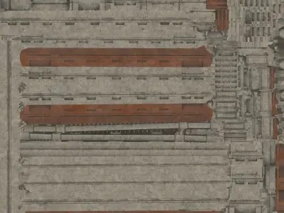 CyberPunk City C4D Render 3D Model  3D model