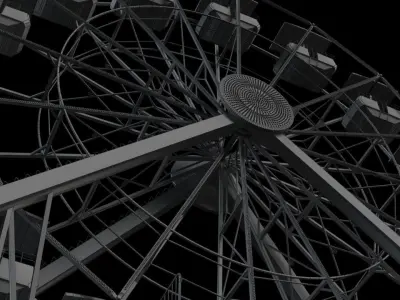 FERRIS WHEEL 3D MAX 3D model