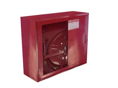 Fire Hose Low Poly Free low-poly 3D model