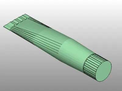 Toothpaste - Type 2 3D model