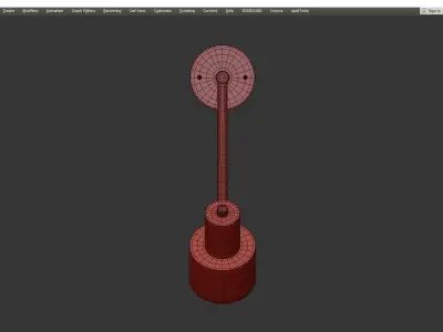 INGDIS SCONCE Low-poly 3D model