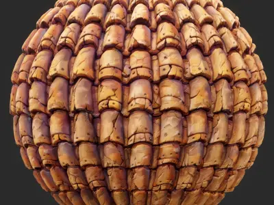 Stylized Roof Seamless Texture Texture