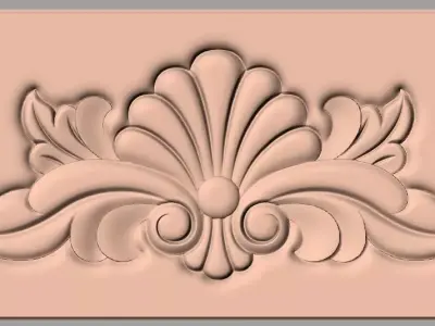 Artcam 3D relief STL models for CNC woodworking E144 3D model