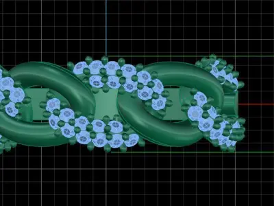 Jewelry ring 434 3D print model