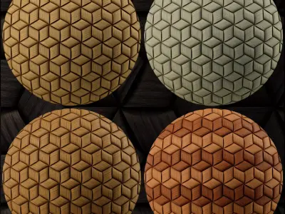 Unlimited Bamboo Weave 04-01 - Procedural SBSAR Texture