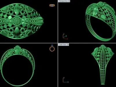 LIGHT WEIGHT TURKISH RINGS 3D print model
