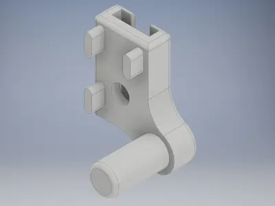 Shower Door Hinge 3D print model