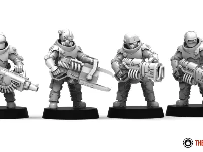 Ironblood - Heavy-Special Weapons Plodders 3D print model