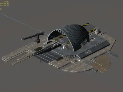 Battleship - Repair Station 01 3D model