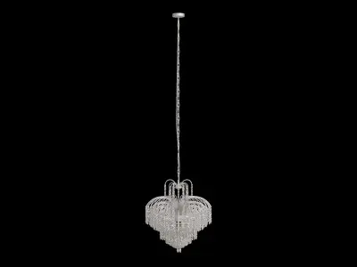Fountain Glass Chandelier 3D model
