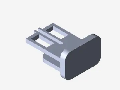 Eos p385 door clips Free 3D model