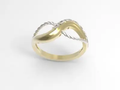 special woman with greek pattern 3D print model