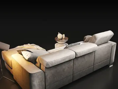 Sofa natuzzi diesis 2828 3D model