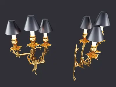 Louis XV Sconce  3D model