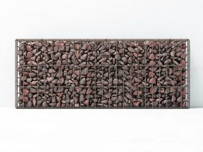 Gabion cage frame 3D model