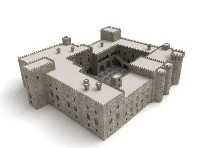 Palace of the Grand Master of the Knights of Rhodes 3D model