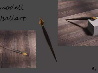 Paintbrush 3D-modelle  3D model