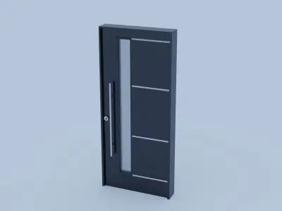 Exterior Door V1 100x230 Low-poly 3D model