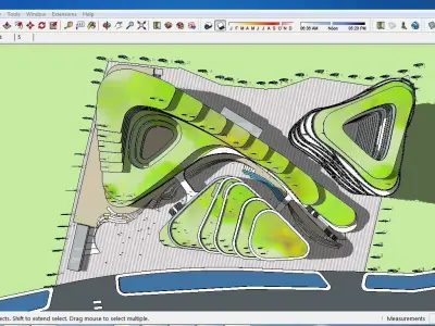 Sketchup Shopping Center A3 3D model