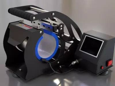  Mug Printing Heat Press Machine - Model - ST-130 3D model