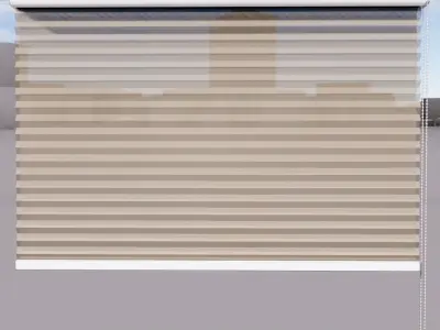 Window blind horizontal hunter douglas 3d model 3D model