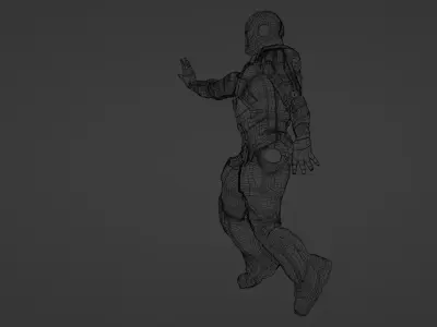 Iron Man Low-poly 3D model