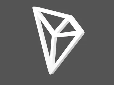 TRON Coin V2 002 Low-poly 3D model