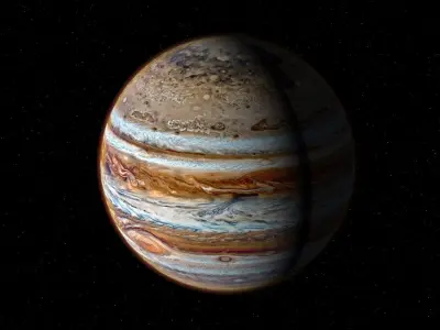 Jupiter 3d max corona rander model 3D model