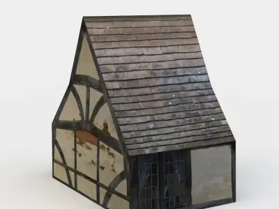 Third floor Low-poly 3D model