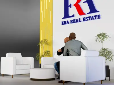 booth 4x12two side open  3D model