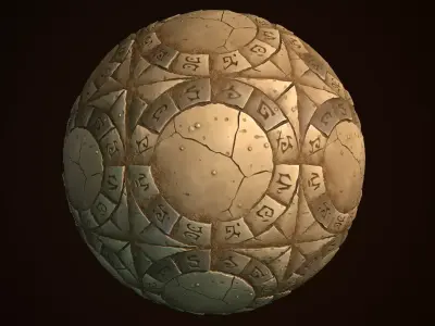 Stylized floor material Texture