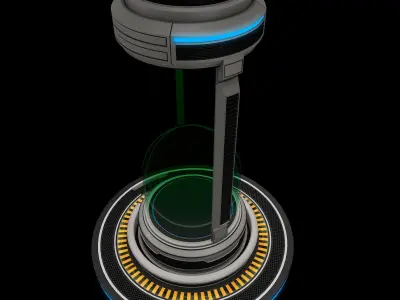 Sci Fi Liquid Container 3D model buy