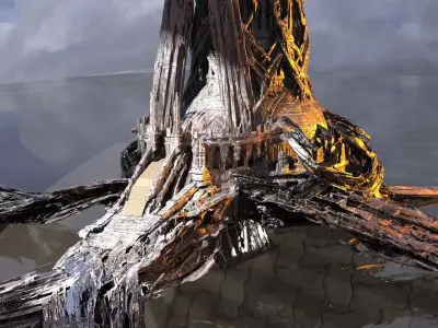    Sundering Seas Tower 3D model