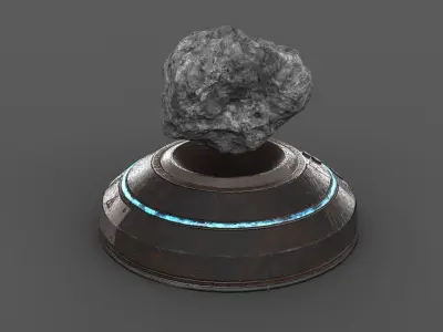 Antigravity Device Low-poly 3D model