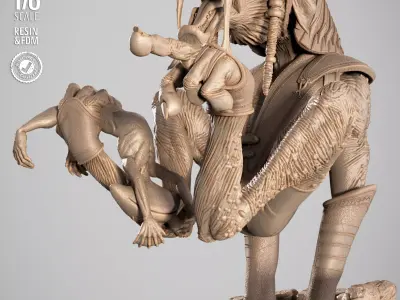 STAR WARS Sebulba Sculpture 3D print model
