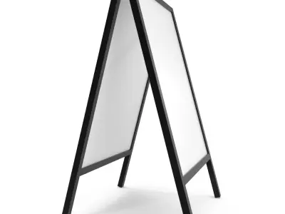 Advertising stand display Billboard 17 3D model