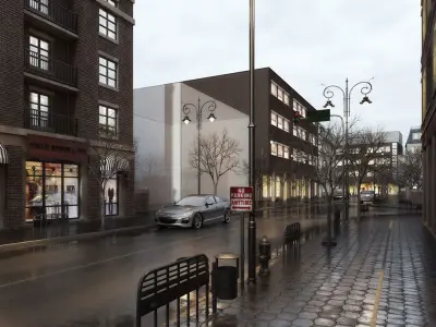 Scene 09 Archexteriors for c4d vol 19 3D model