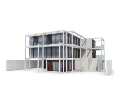 Modern Building 3D model get