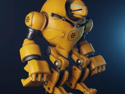GrabBot PBR texturs 3D model