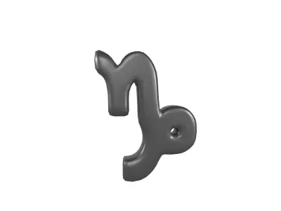 Capricorn v2 001 Low-poly 3D model