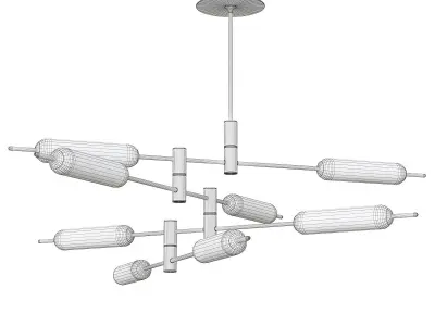 Chandelier Este 4518-8 3D model
