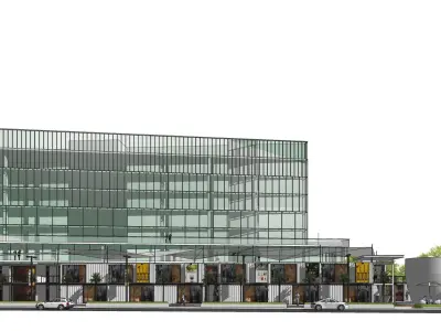 CONTAINER SHOPPING PLAZA 3D model