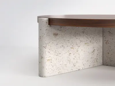 Concho Table 3D model