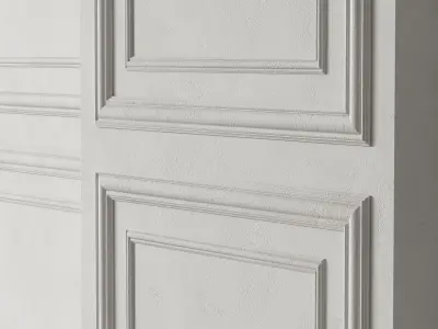 Classic 3D Wall Panel Elegant Design for Interior Decor 3 3D model