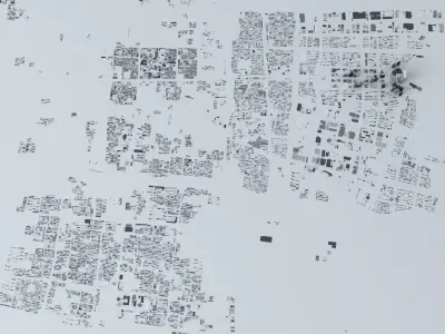 Suzhou Streets and Buildings 3D model